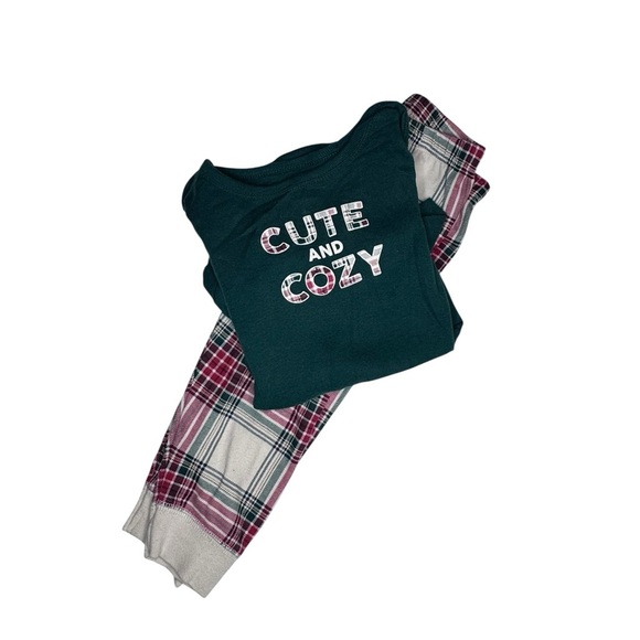 Children's Place Christmas Pajamas Holiday PJ's Baby Infant Size 12-18 Months - Picture 1 of 7